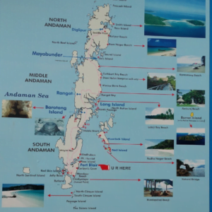 Andaman and Nicobar map