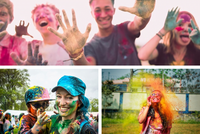 Holi celebration